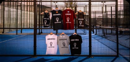 Equipaciones de pádel patrocinadas por Gana Energía