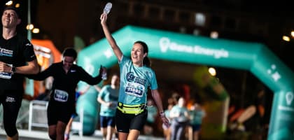Corredora en la 15K Nocturna Valencia