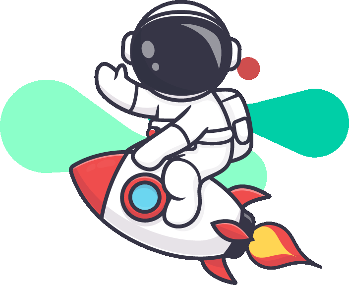 astronauta cohete