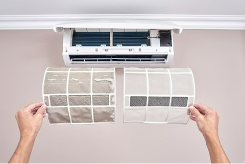 limpiar filtros aire acondicionado